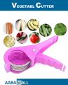 AABA MALL Kitchen Cutter Vegetable Fruit Cutter Slicer Multi Purpose Sharp Cuter Kitchen Gadget Tool for Banana Carrot Gobhi Cauliflower Cucumber Tomatoes Green Chili Almonds Cutting - Multi Purpose Easy. 