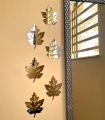 Mapple Leaf Acrylic Mirror Sticker || pack of 6 Leaf ||Wall Art DIY Home Decoration Wall Stickers. 