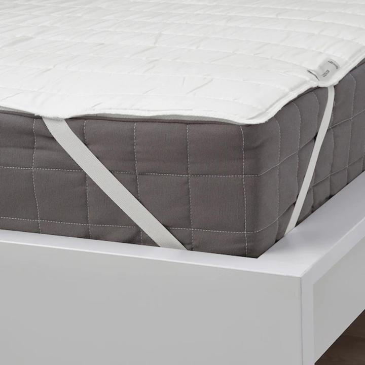 IKEA Mattress protector ,Bed mattress cover and saver Stripe White  90x200 cm