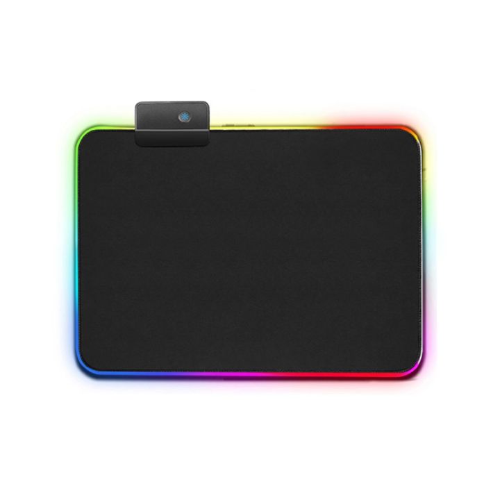 LED Luminous Colorful Lights RGB Mouse Pad Keyboard Mat for Computers