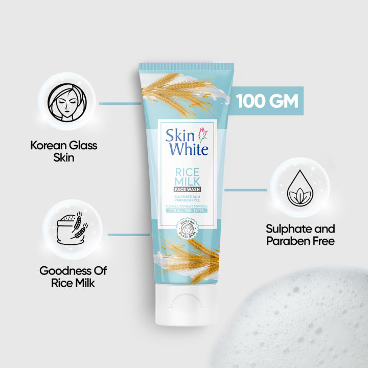 Skin%20White%20Rice%20Milk%20Face%20wash%20(Sulphate%20&%20Paraben%20Free)%20100ml%20-%20Image%202