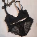 GlamourSecrets Lingerie Set in Soft Net for Women Bra Panty Sets for girls women and ladies. 
