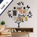 3D Wooden Wall Family Tree With Picture Large Size Frames, Wooden Family Tree Photos Frame, Modern Ghar Ka decor / room decoration item /wall decoration item /home decoration item. 