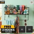 Multipurpose Bathroom Accessories shelf Wall Mounted Organizer Shampoo Storage Rack holder. 