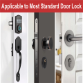 Door Strike Plate Reinforcement Plate - Front Door Security Devices Metal Plates Door Latch White Easy Install. 