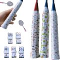 Gifts Cartoon Printed Badminton Racket Handle Belt Non-slip Sweat-absorbent Badminton Hand Glue Fishing Grip Tape. 