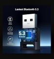 5.3 Bluetooth Dongle - Bluetooth 5.3 Adopter For PC / Laptop - Best Range Quality - Plug and Play - Bluetooth Reciever and Transmitter Dongle V5.3 - Latest Version. 