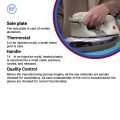RP National electric dry  iron  heavy weight iron easy to use. 