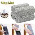 Pack of 2 Washable Durable Replacement Microfiber Pads Dust Push Mop Cloth for Flat Squeeze Mop 33X12CM Clean Cloth Flat Mop Refill Additional Pad Extra Head Micro Fiber Mop Refill Pads Cotton Head. 