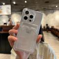020 Transparent s SE 2x XR 7 13 12 15 14 iPhone Case for Luxury Soft Card Holder 11 Pro Max Mini X XS Ma 8 Plu Bumper Case. 