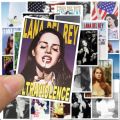25PCS Singer Lana Del Rey Stickers Born To Die Honeymoon Paradise for Laptop Luggage Car Skateboard Helmet Waterproof Decals. 