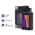 Mini Obd2 Bluetooth Scanner with 1 Pcs Black 3 Pin OBD2 Cable. 