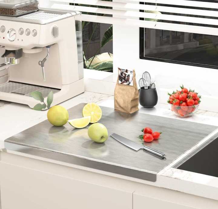 THE%20ONLY%20FOOD%20GRADE%20pure%20stainless%20steel%20cutting%20board/chopping%20board/CounterTop.%20No%20Microplastic.%20No%20Smell,%20Stainless%20steel%20chopping%20board,steel%20cutting%20board,%20Chopping%20Board,%20Kitchen%20Utensils,%20cutting%20board%20large%20size,%20cutting%20board%20steel,%20cutting%20board%20-%20Image%202