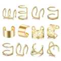 Ear Cuff Non Piercing – 6 Pairs of Ear Clips Fashion Earring, Wrap Design Metal 12pcs/Set Earrings for girl & woman. 