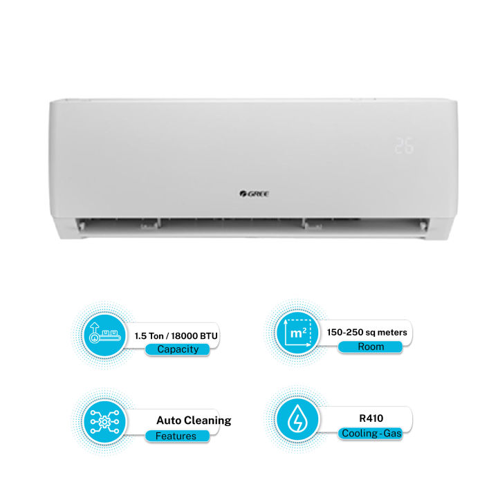 Gree 1.5 Ton Inverter Air Conditioner - GS-18PITH