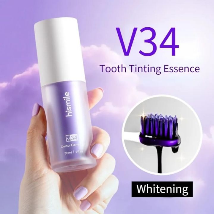 Hismile%20V34%20Teeth%20Whitening%20Serum%20One%20Nano%20Brush%20Free,%20Color%20Corrector%20Purple%20Teeth%20Whitening%20Toothpaste%20Kit%20-%20Image%205
