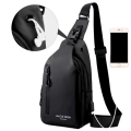 ZF: Mens Women,s Sling Cross Body Bag High Quailty Chest Shoulder Backpack For Boys Girls. 