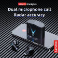 Lenovo LP6 Game Headset BT5.0 Wireless Earphones 65ms Low Latency DSP Noise Reduction Game/Music Dual Mode In-ear Earbuds for Gamers Sports. 
