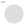 Coffee Dripper Paper 200pcs Natural Unbleached Coffee Filter Paper for Moka Pot Dripper Universal Coffee Maker Accessories 51/53/58/60mm Sizes Disposable Round Filters. 