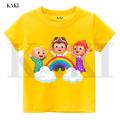 Cocomelon Family with RAINBOW T-Shirt For Boys Girls Kids. 