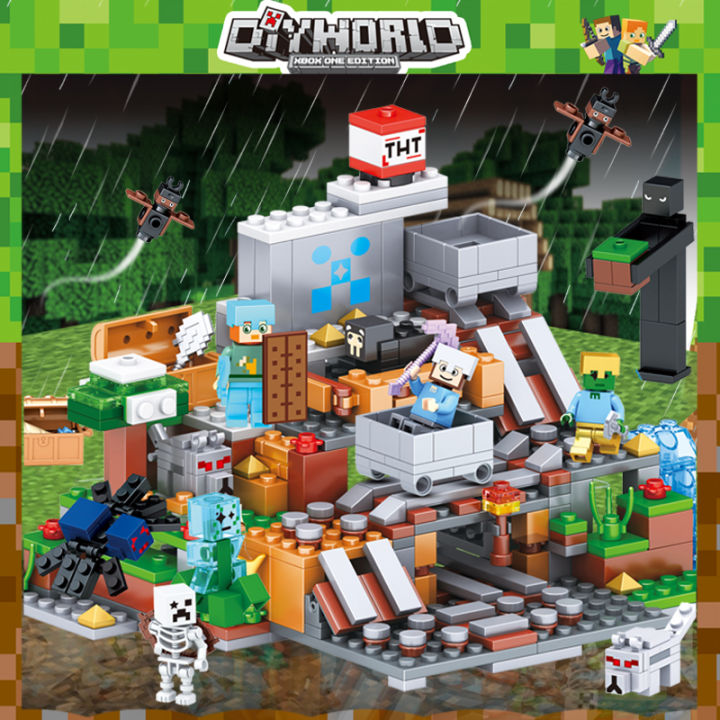 Lego%20minecraft%20Village%20Toy%20Building%20Blocks%20Birthday%20Gifts%20For%20Kids%20-%20Image%2010