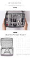 Travel Storage Bags Digital Accessory Storage Bags Electronic Digital Organizers Three Layers Portable Gadget Bags Waterproof Storage Bags Multi-function Large Capacity Cable Organizer Bags. 