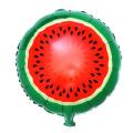 (Watermelon / Kiwi / Orange) Fruits Round Shaped Foil Balloons for Fruity Kids Birthday Toys Party Decoration,-(K.S.). 
