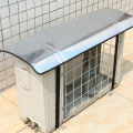 Sunscreen Aluminium Foil Air Conditioner Cover Silver Air Conditioner Protective Waterproof Dust Cover Outdoor. 