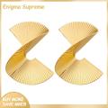 Enigma- Eye-catching Earrings Bohemian Gold Butterfly Leaf Earrings Statement Punk Jewelry for Women Girls Style Classic Stylish Earrings. 
