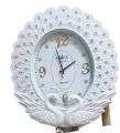 wall clock full white colour. 