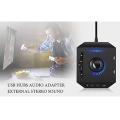 Phoinikas T10 Multi-Switch Usb Hub Audio Adapter External Stereo Card With 3.5 Mm Headphones And Microphone Jack Black. 