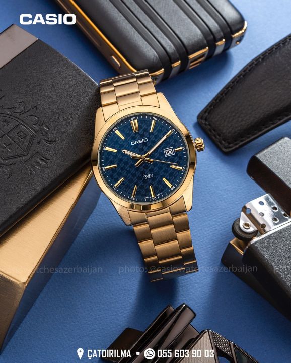 Original Casio - MTP-VD03G-2AUDF Stainless Steel Wrist Watch For Men / Watch For Boys - New Launch 2025