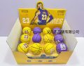 X6cmSuper-Stretch Mini Rubber Small Basketball Decompression Hollow Elastic Ball Children's ToysminiBasketball Wholesale. 