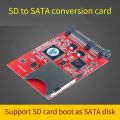 SD To SATA Hard Disk Adapter Card Support SD Card To Sata Interface. 