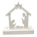 Creative Design  Baptism Candle Holder  Symbol Silicone Material Cement Compatible Silicone Candlestick Mold House Modeling Durable Mold Cement Candle Holder Mold for Home Decoration  Rituals DIY Enthusiasts  Supplies Baptismal Gift. 