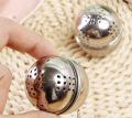 Spice, Herb,Tea and Seasoning Filter Ball with Hanging Hook - Stainless Steel Ball Tea Infuser Mesh Filter Strainer w/hook Loose Tea Leaf Spice Ball with Rope chain Home Kitchen Tools. 