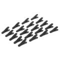 20 x Headphone earphone cable cord wire lapel collar clip nip clamp mount holder. 