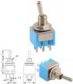 1pcs Switch MTS-203 6 Pin DPDT ON-OFF-ON Toggle 6A. 