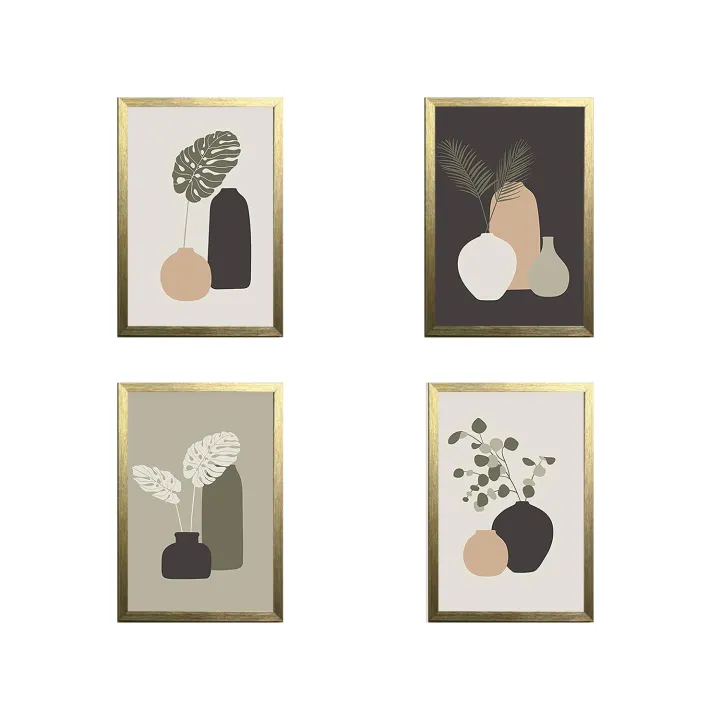 Set%20of%204%20Trendy%20Design%20Shapes%20Framed%20Art%20Prints%20with%20Glass%2012%20x%208%20Inches%20Wall%20Art%20Posters%20for%20Wall%20Decor%20Wall%20Hangings%20-%20White%20Frame%20%7C%20Ready%20To%20Hang%20-%20Image%202