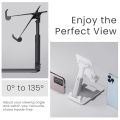 Mobile Phone Stand For Phone Retractable Holder Desk Table Clip Bracket Table Cell Phone Support Holder Mount For Live BroadcastPhone Holder with Adjustable Height and Angle, Portable and Stable Phone Stand for Desk Plastic Mobile Phone Stand Adjustable. 