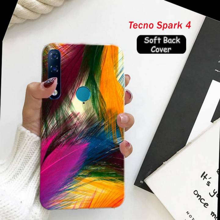 Tecno Spark 4 Cover Case - Art Soft Case Cover for Tecno Spark 4