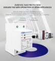 OVER VOLTAGE AND UNDER VOLTAGE SAFETY BREAKER HIGH VOLTAGE APPLIANCE AUTOMATIC PROTECTION. 