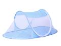 Fast Forward Thin Summer Mosquito Net for Children ,Portable Folding Baby Travel Bed Crib Baby Cots Newborn Foldable Crib (Blue). 