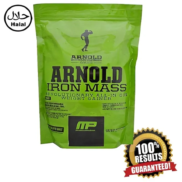 Muscle Pharm Arnold Iron Mass (chocolate) Weight Lifting Powders - 1kg!!