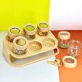 Masala rack spice Daba kitchen stand masala box new design 6pcs set. 