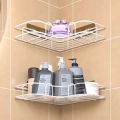 Bathroom Shelf Corner Wall Mounted Shower Shelves Shampoo Kitchen Organizer Storage Rack Holder Punch-Free Bathroom Accessories. 