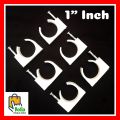 1" Inch Pvc Pipe Fitting Clamp Clip Nail Type U Pvc Clamp. 