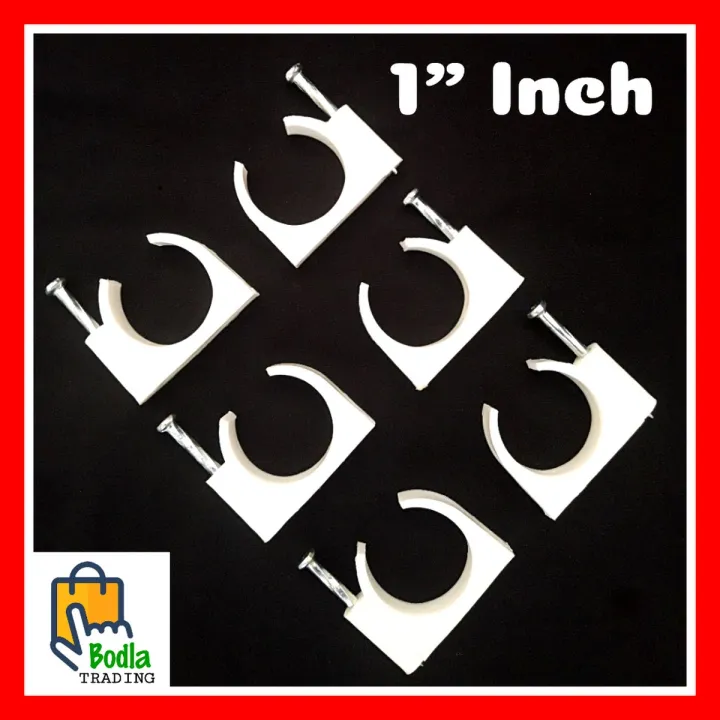 1"%20Inch%20Pvc%20Pipe%20Fitting%20Clamp%20Clip%20Nail%20Type%20U%20Pvc%20Clamp%20-%20Image%202