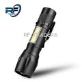 Mini USB Rechargeable Flashlight Torch Zoom Lamp. 