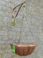1 Hanging Basket metal frame size 12 coco linner for Garden (Outdoor) Indoor Decor. 